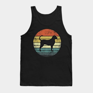 Labrador Retriever Lover Retro Sunset Dog Mom Dad Tank Top